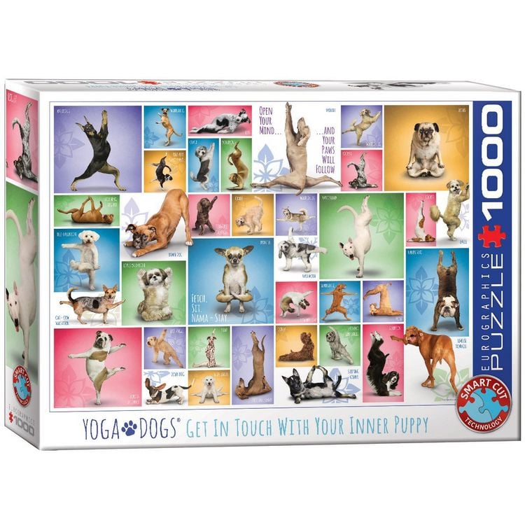 Produktbild: Puzzle 1000 Teile - Yoga Dogs