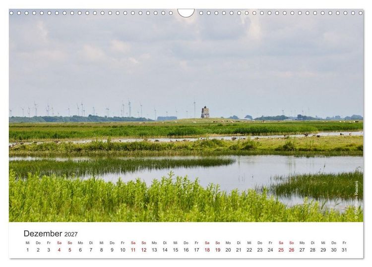 Produktbild: Halbinsel Eiderstedt - Momente der Natur (Wandkalender 2027 DIN A3 quer), CALVENDO Monatskalender