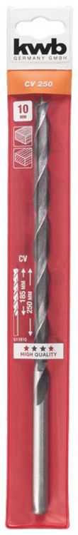 Produktbild: Kwb 511810 Holz-Spiralbohrer 10mm Gesamtl&auml;nge 250mm 1St.