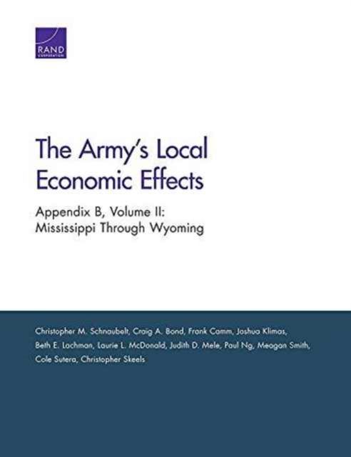 Produktbild: The Army's Local Economic Effects