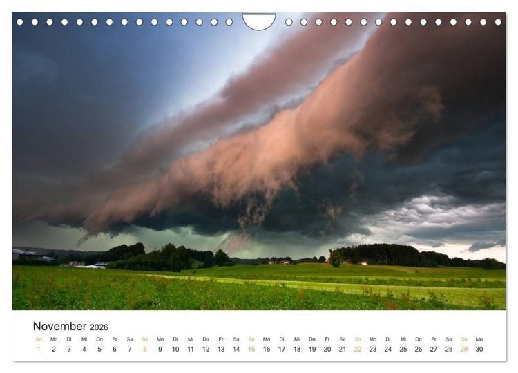 Produktbild: Faszination Gewitter (Wandkalender 2026 DIN A4 quer), CALVENDO Monatskalender