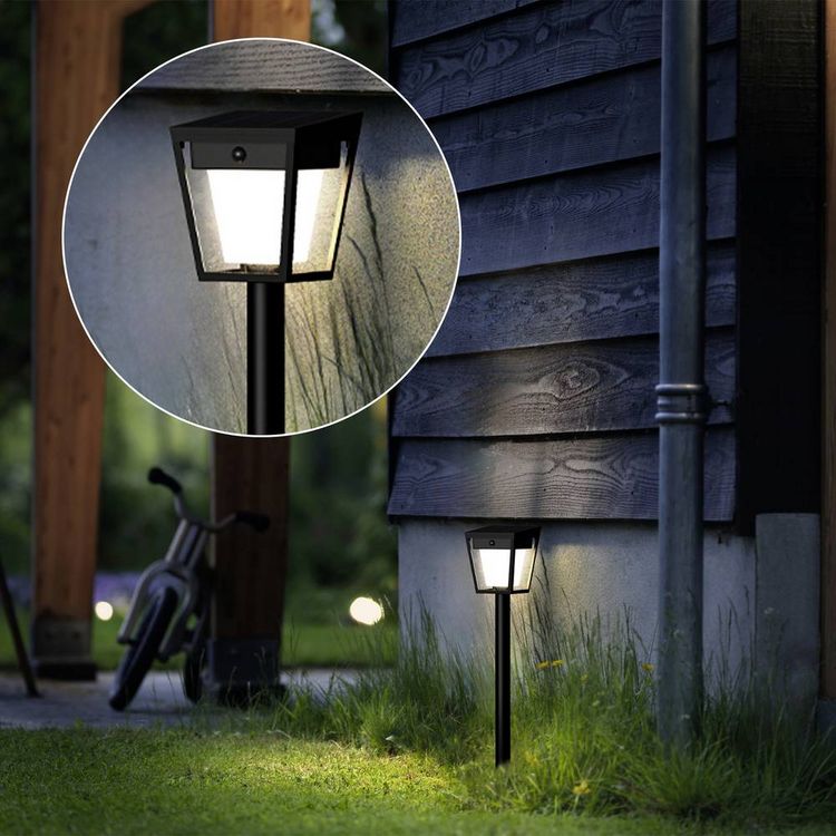 Produktbild: Philips LED 929004632001 Nissa Solar-Außenstandleuchte LED LED fest eingebaut 1.8W Schwarz