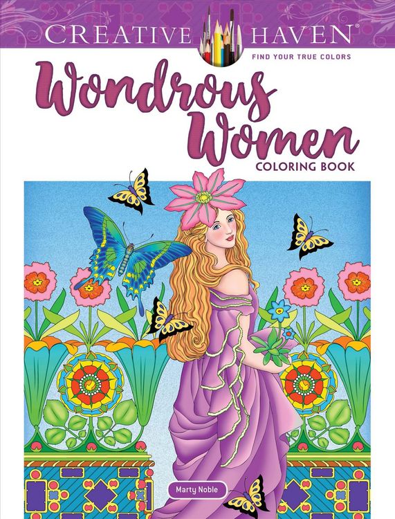 Produktbild: Creative Haven Wondrous Women Coloring Book