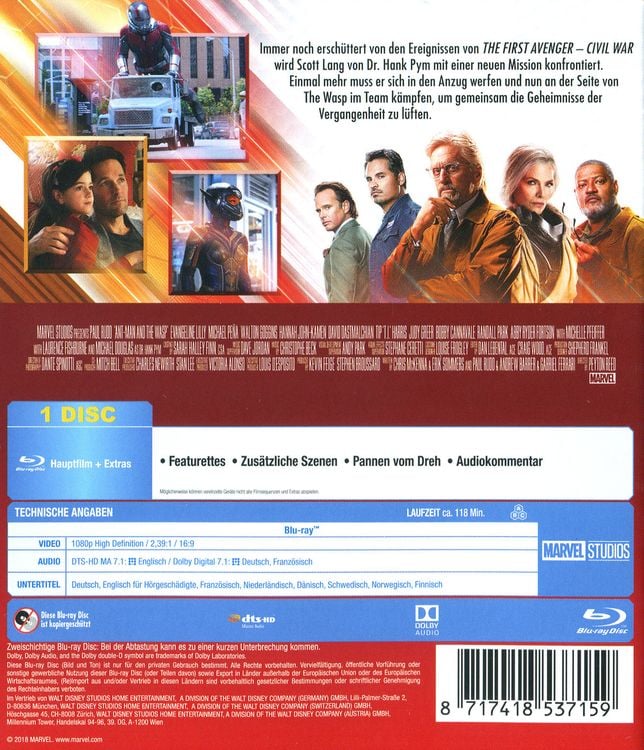 Produktbild: Ant-Man and the Wasp