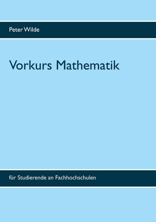 Produktbild: Vorkurs Mathematik