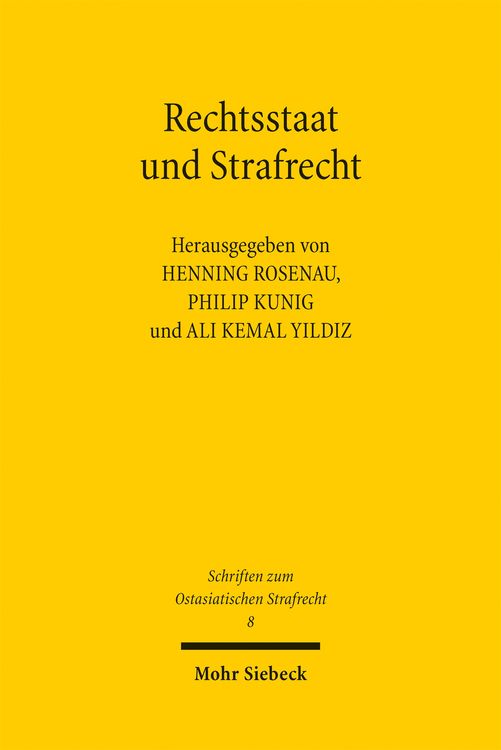 Produktbild: Rechtsstaat und Strafrecht