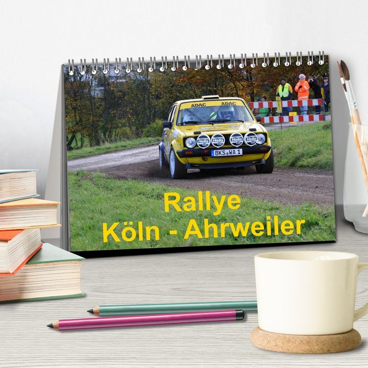 Produktbild: Rallye, K&ouml;ln - Ahrweiler (Tischkalender 2026 DIN A5 quer), CALVENDO Monatskalender