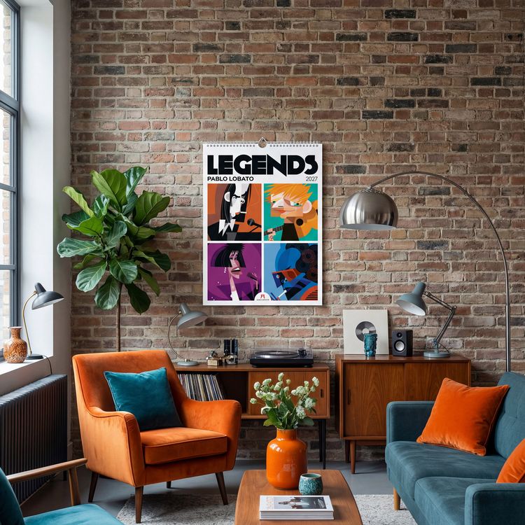 Produktbild: Legends Kalender 2027 | Musiklegenden