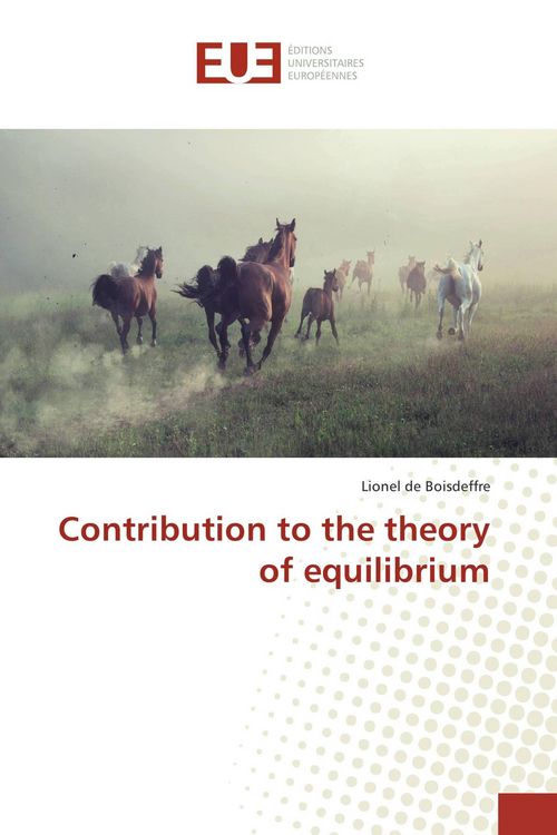 Produktbild: Contribution to the theory of equilibrium