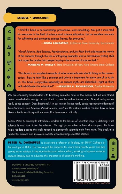 Produktbild: Good Science, Bad Science, Pseudoscience, and Just Plain Bunk