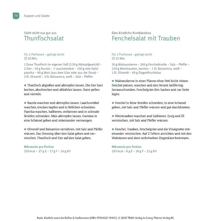 Produktbild: K&ouml;stlich essen Reflux und Sodbrennen