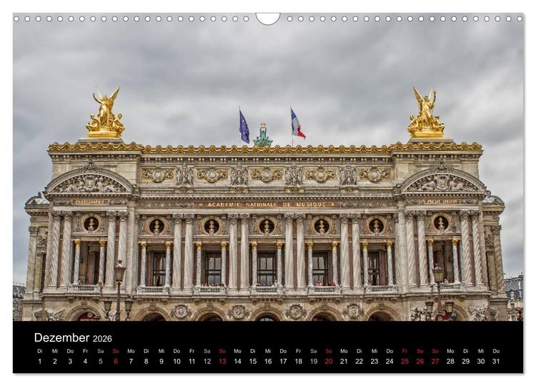 Produktbild: Paris (Wandkalender 2026 DIN A3 quer), CALVENDO Monatskalender