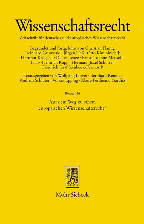 Produktbild: Auf dem Weg zu einem europ&auml;ischen Wissenschaftsrecht?