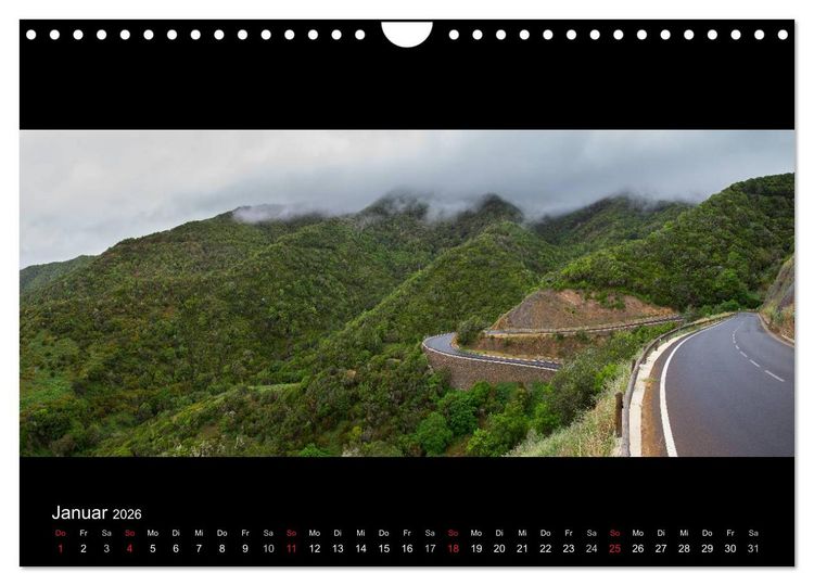 Produktbild: La Gomera - Kanarisches Naturparadies (Wandkalender 2026 DIN A4 quer), CALVENDO Monatskalender