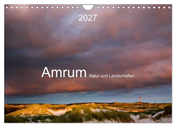 Produktbild: Amrum. Natur und Landschaften (Wandkalender 2027 DIN A4 quer), CALVENDO Monatskalender