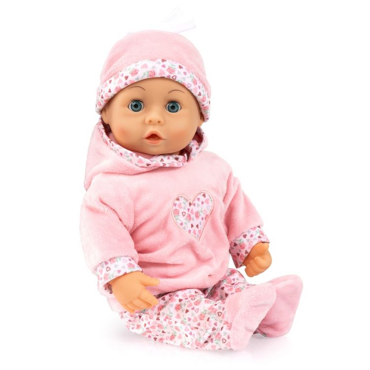 Produktbild: Puppe First Words Baby Herzen rosa 38cm