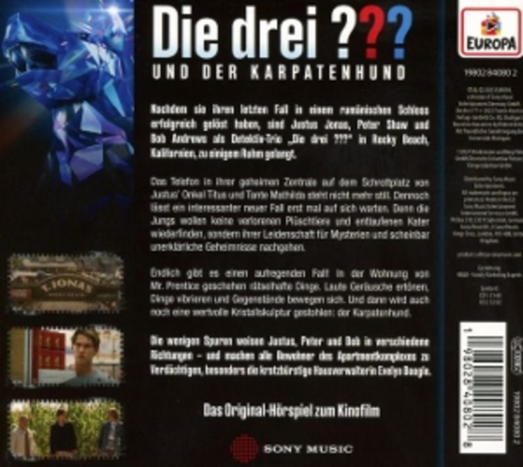 Produktbild: Die drei ??? und der Karpatenhund (Das Original-Hörspiel zum Kinofilm) (Fragezeichen)