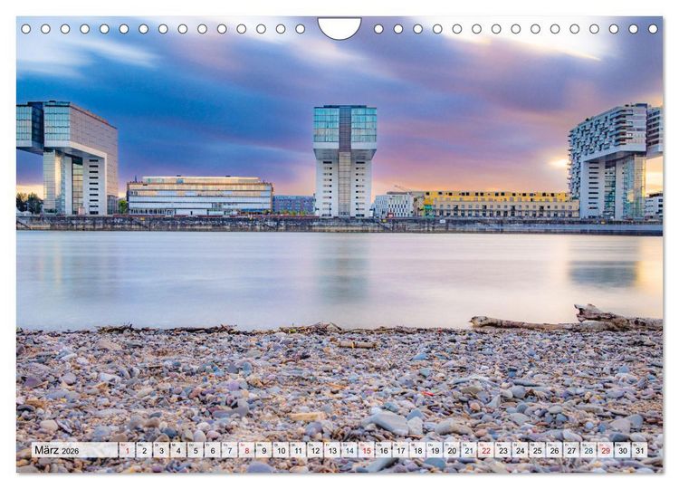 Produktbild: K&ouml;lsche Impressionen bei Tag und Nacht (Wandkalender 2026 DIN A4 quer), CALVENDO Monatskalender