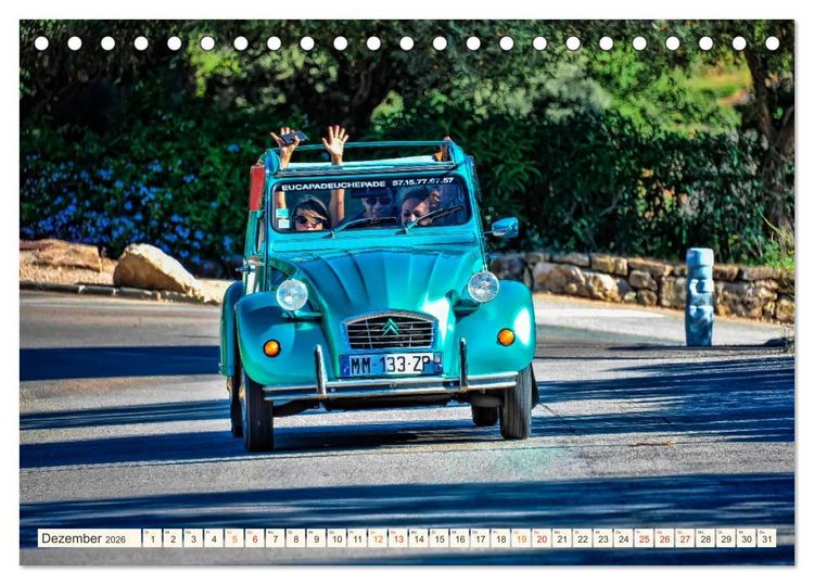 Produktbild: Citro&euml;n 2CV - geliebte Ente (Tischkalender 2026 DIN A5 quer), CALVENDO Monatskalender