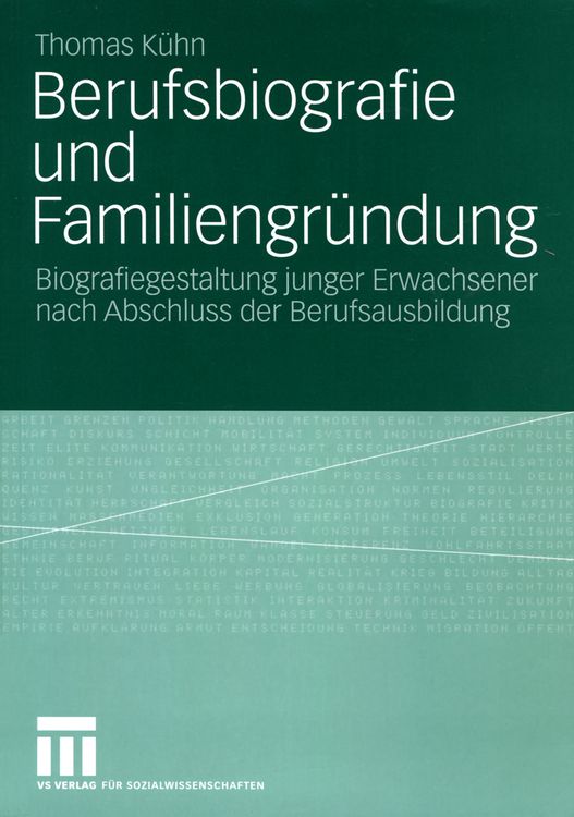 Produktbild: Berufsbiografie und Familiengr&uuml;ndung