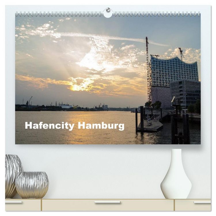 Produktbild: Hafencity Hamburg &ndash; die Perspektive (hochwertiger Premium Wandkalender 2026 DIN A2 quer), Kunstdruck in Hochglanz