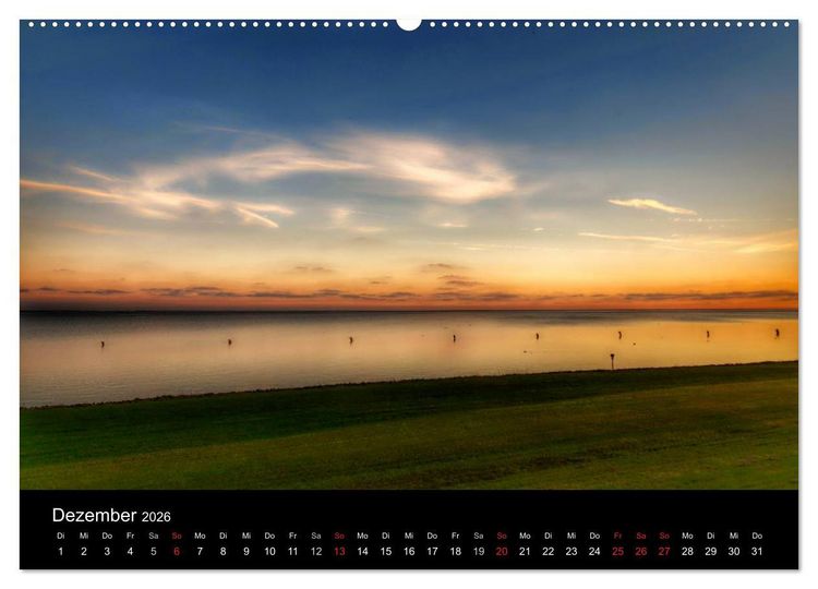 Produktbild: Zeit f&uuml;r... Insel Neuwerk - Kulturlandschaft im Wattenmeer (Wandkalender 2026 DIN A2 quer), CALVENDO Monatskalender