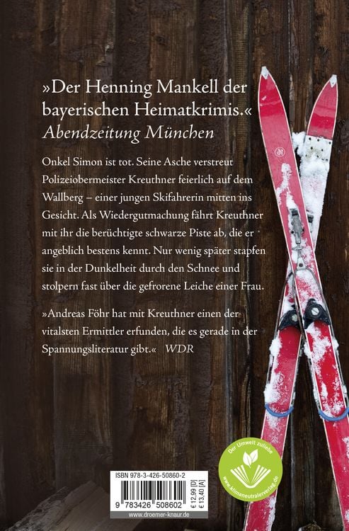 Produktbild: Schwarze Piste / Kreuthner und Wallner Band 4