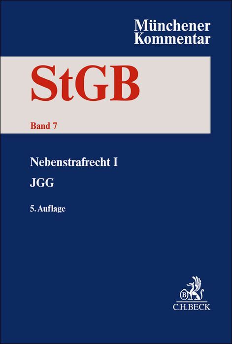 Produktbild: M&uuml;nchener Kommentar zum Strafgesetzbuch Bd. 7: Nebenstrafrecht I