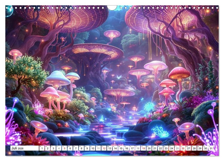Produktbild: Welten aus Licht (Wandkalender 2026 DIN A3 quer), CALVENDO Monatskalender
