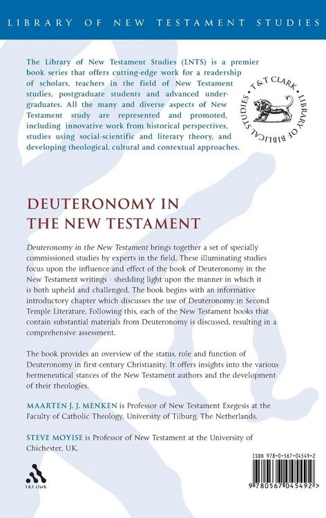 Produktbild: Deuteronomy in the New Testament