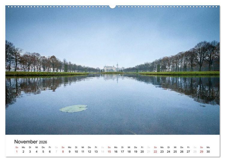 Produktbild: Schweriner M&auml;rchenschloss (Wandkalender 2026 DIN A2 quer), CALVENDO Monatskalender