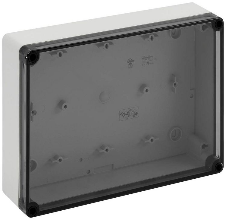 Produktbild: Spelsberg TK PS 2518-6f-t Installations-Geh&auml;use 254 x 180 x 63 Polycarbonat, Polystyrol (EPS) Lichtgrau (RAL 7035) 1 St.