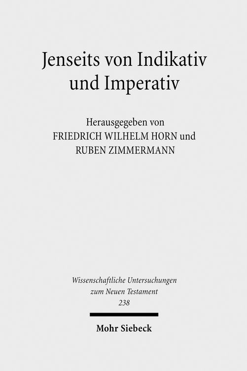 Produktbild: Jenseits von Indikativ und Imperativ
