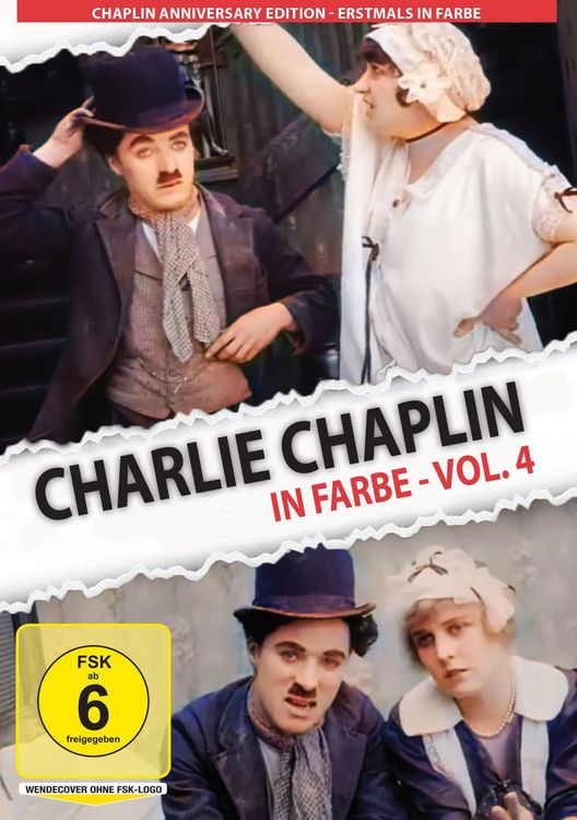 Produktbild: Charlie Chaplin in Farbe - Vol. 4 - Erstmals in kolorierter Fassung