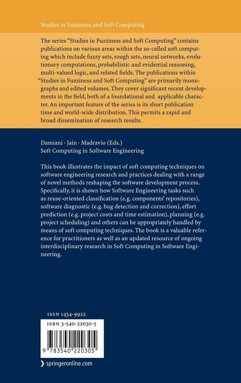 Produktbild: Soft Computing in Software Engineering