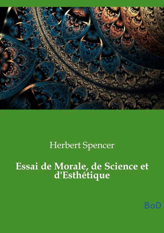 Produktbild: Essai de Morale, de Science et d'Esth&eacute;tique