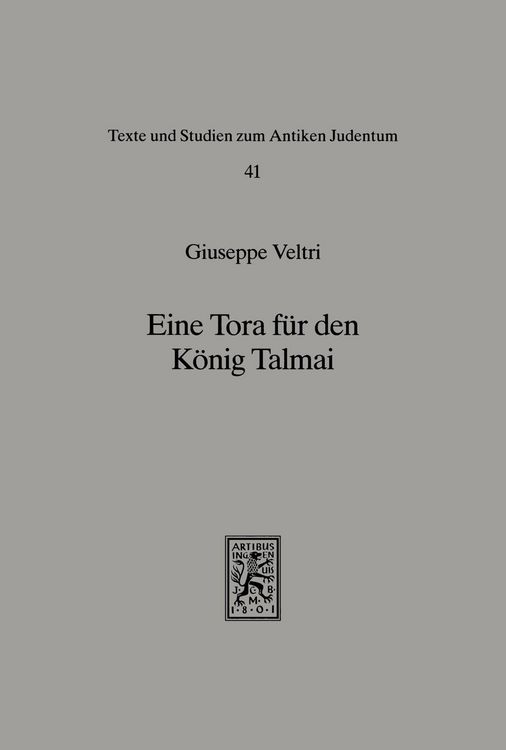 Produktbild: Eine Tora f&uuml;r den K&ouml;nig Talmai