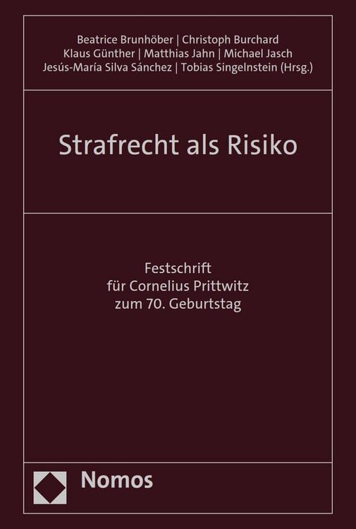 Produktbild: Strafrecht als Risiko