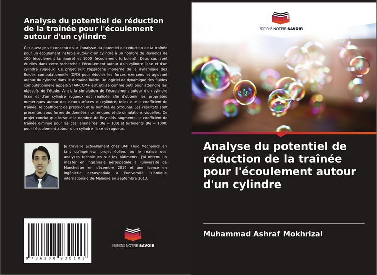 Produktbild: Analyse du potentiel de r&eacute;duction de la tra&icirc;n&eacute;e pour l'&eacute;coulement autour d'un cylindre