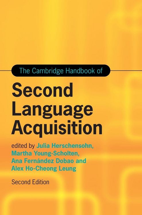 Produktbild: The Cambridge Handbook of Second Language Acquisition
