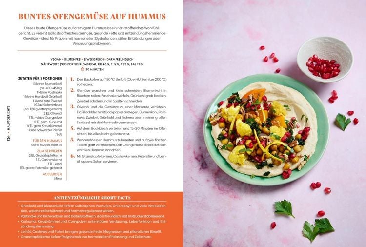 Produktbild: Healthy Food, Happy Me &ndash; Antientz&uuml;ndliche Ern&auml;hrung f&uuml;r Frauen
