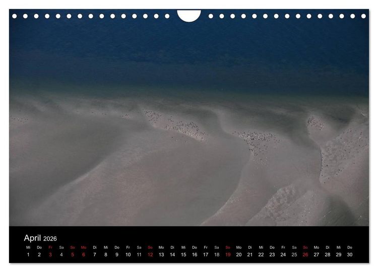 Produktbild: Die Nordseek&uuml;ste (Wandkalender 2026 DIN A4 quer), CALVENDO Monatskalender