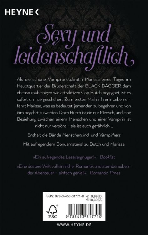Produktbild: Butch & Marissa / Black Dagger Sonderausgabe Band 4