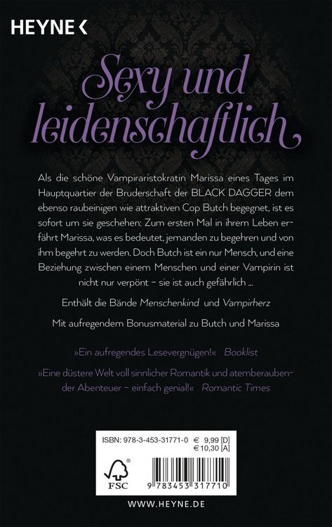 Produktbild: Butch & Marissa / Black Dagger Sonderausgabe Band 4