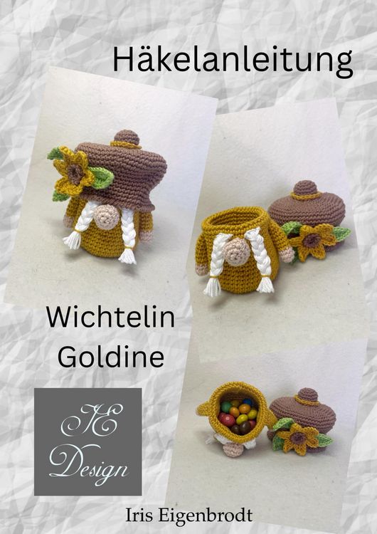 Produktbild: H&auml;kelanleitung Wichtelin Goldine
