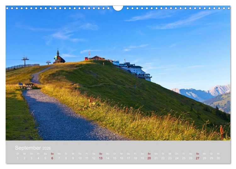 Produktbild: Gr&uuml;&szlig;e aus Zell am See (Wandkalender 2026 DIN A3 quer), CALVENDO Monatskalender