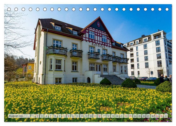 Produktbild: K&uuml;hlungsborn Impressionen (Tischkalender 2026 DIN A5 quer), CALVENDO Monatskalender