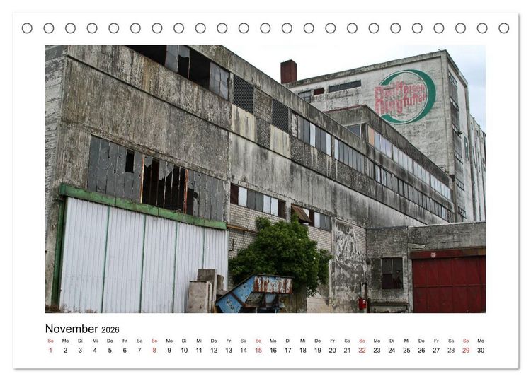 Produktbild: Verlassene Orte Ruhrgebiet (Tischkalender 2026 DIN A5 quer), CALVENDO Monatskalender