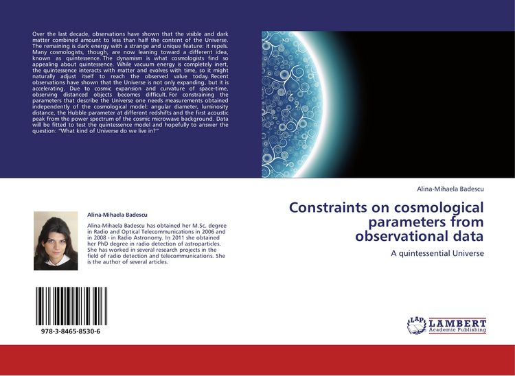 Produktbild: Constraints on cosmological parameters from observational data