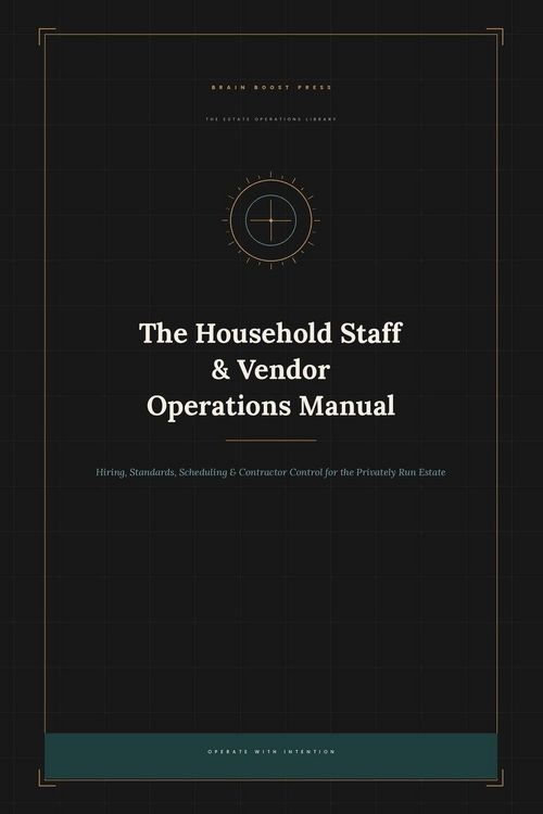 Produktbild: The Household Staff & Vendor Operations Manual